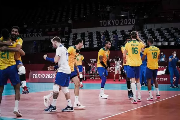 Os números de Brasil 3 x 2 Argentina Web Vôlei Tudo sobre vôlei