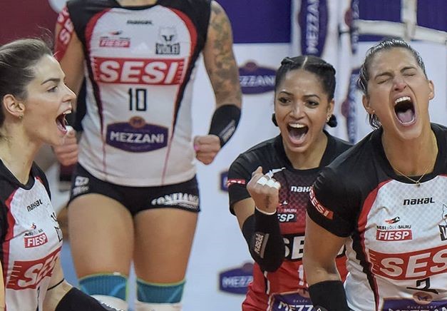 Sesc RJ Flamengo é superado pelo Sesi Vôlei Bauru no tie-break