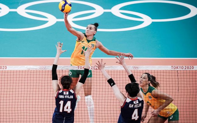 BRASIL 3 X 0 COREIA DO SUL, Vôlei Feminino