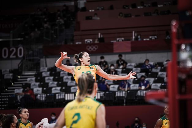 Os números de Brasil 3 x 0 Japão - Web Vôlei