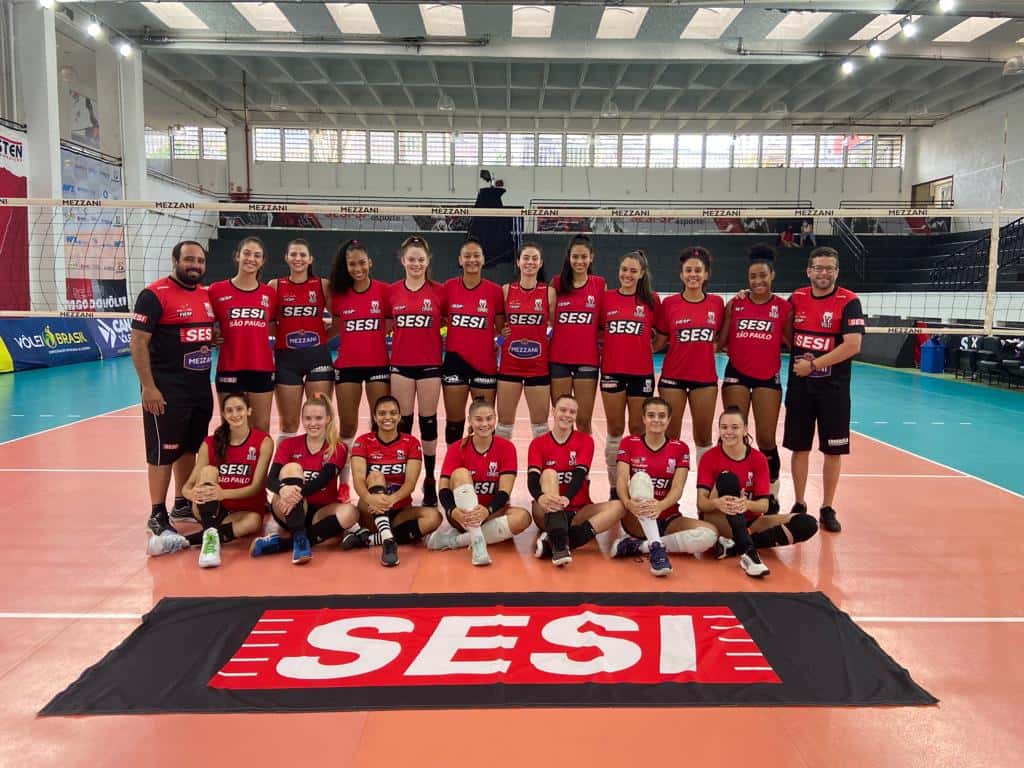 SESI - Bauru - Sesi Vôlei Bauru vence Pinheiros na Superliga 2021-2022