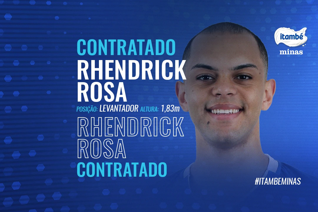 Rhendrick vestirá a camisa do Itambé/Minas