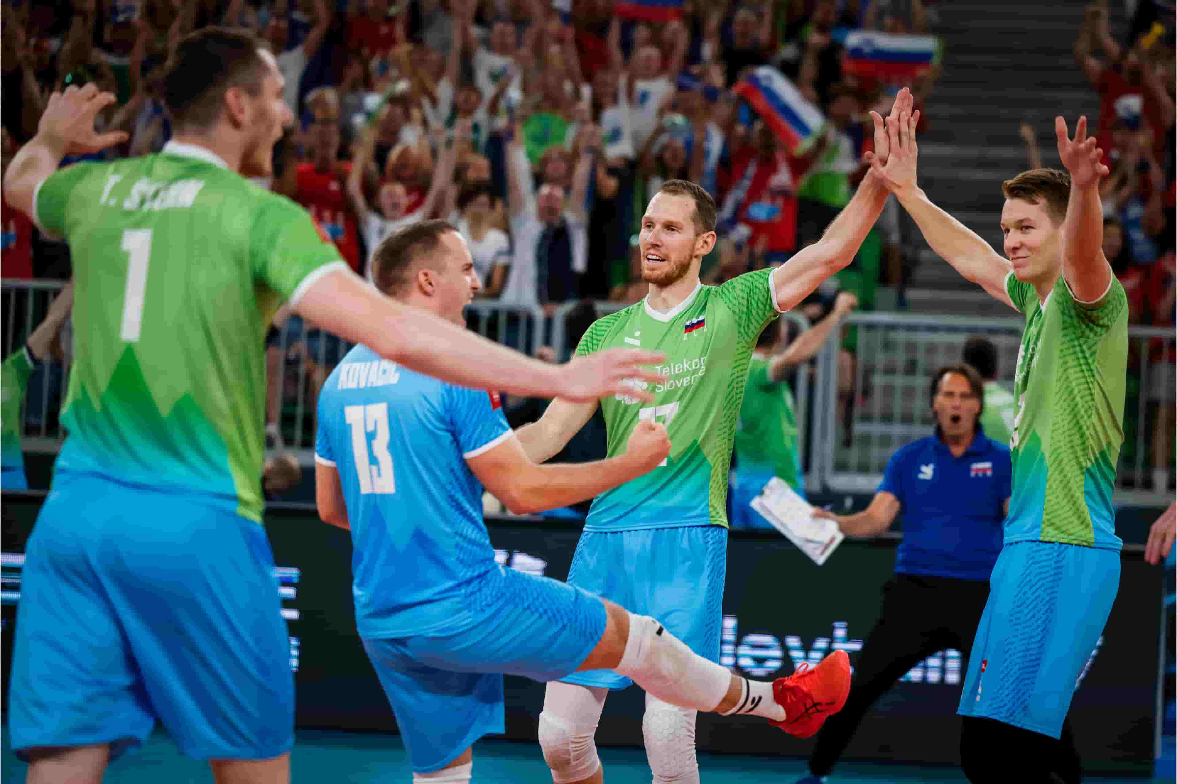 Slowenien zählt 3 x 1 Deutschland – Web-Volleyball