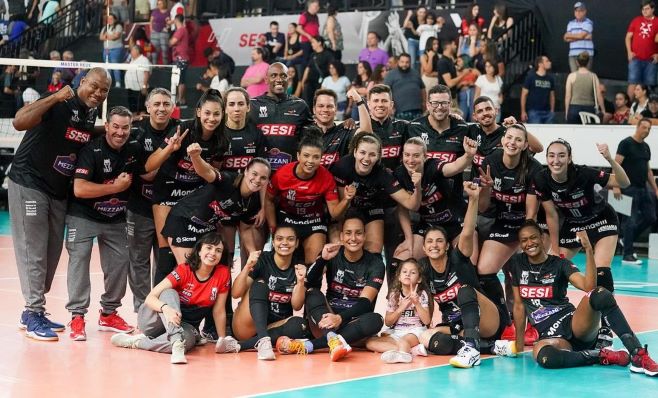 VÔLEI: Osasco vence o Sesi Bauru e lidera o Paulista 2023