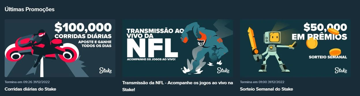 Promoções Stake 