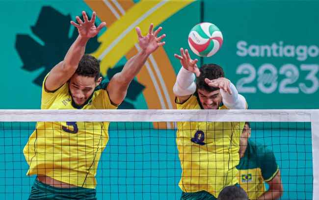 Pan: invicto, Brasil bate Cuba e vai às semifinais do vôlei