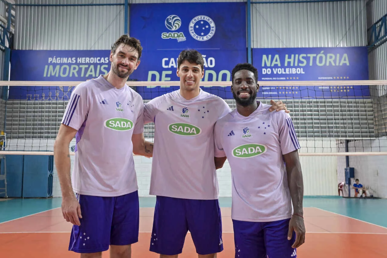 Lucão, López e Otávio