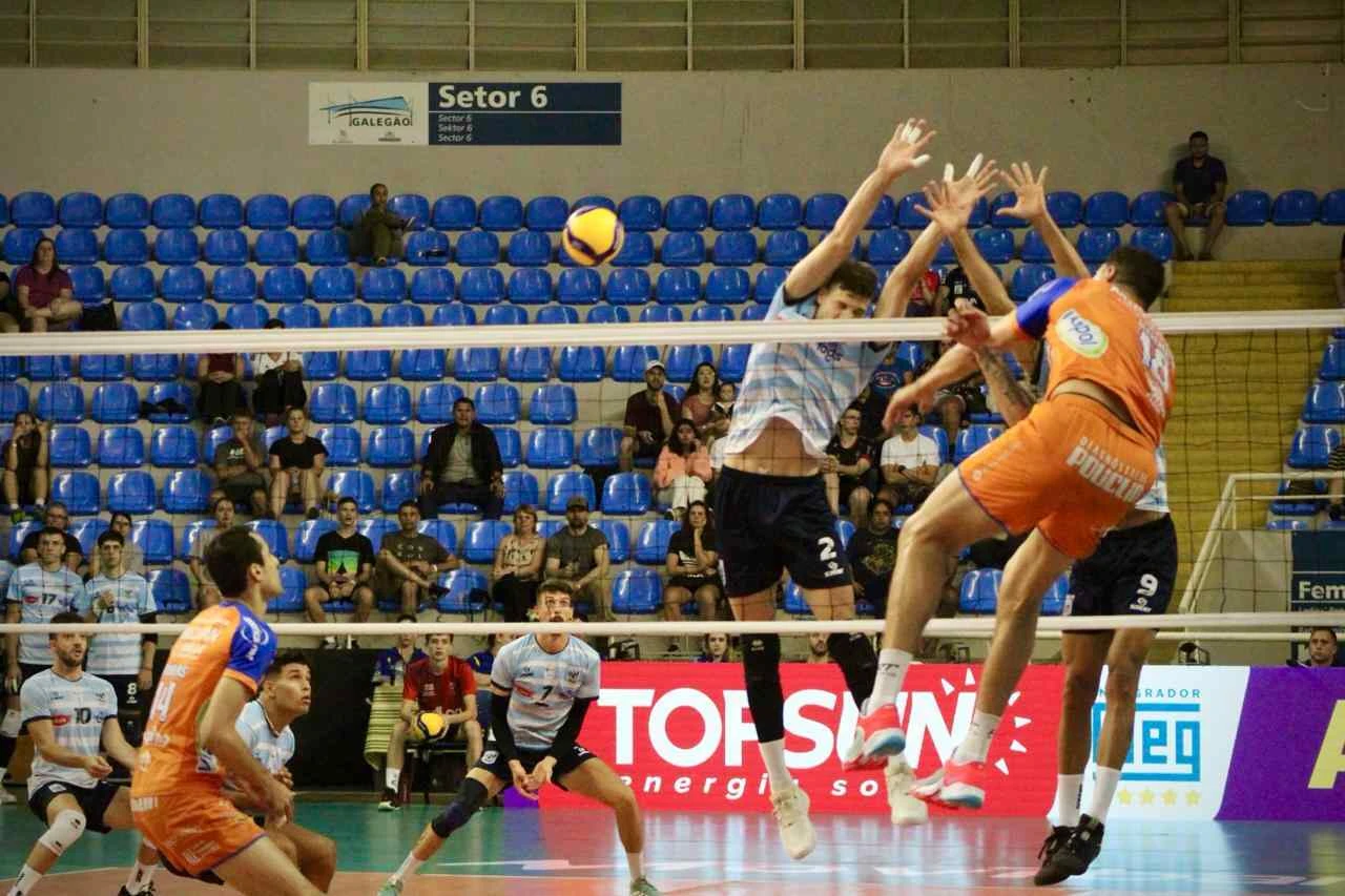 São José x Ciudad Volley (Foto: