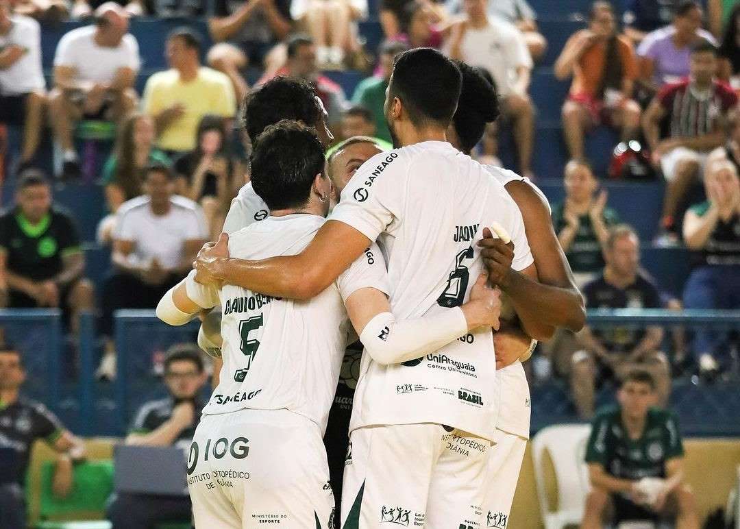 Saneago/Goiás na Superliga B masculina (Divulgação)