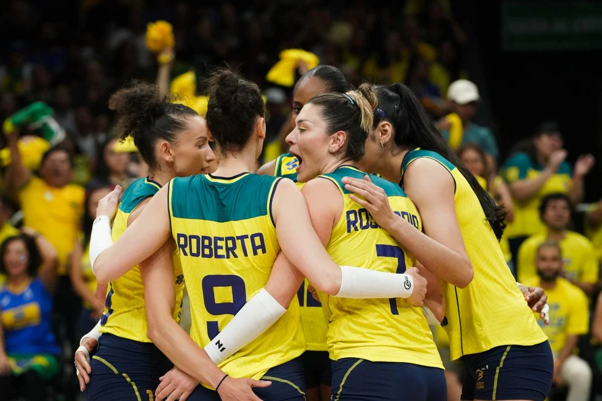 VNL: Brasil comemora