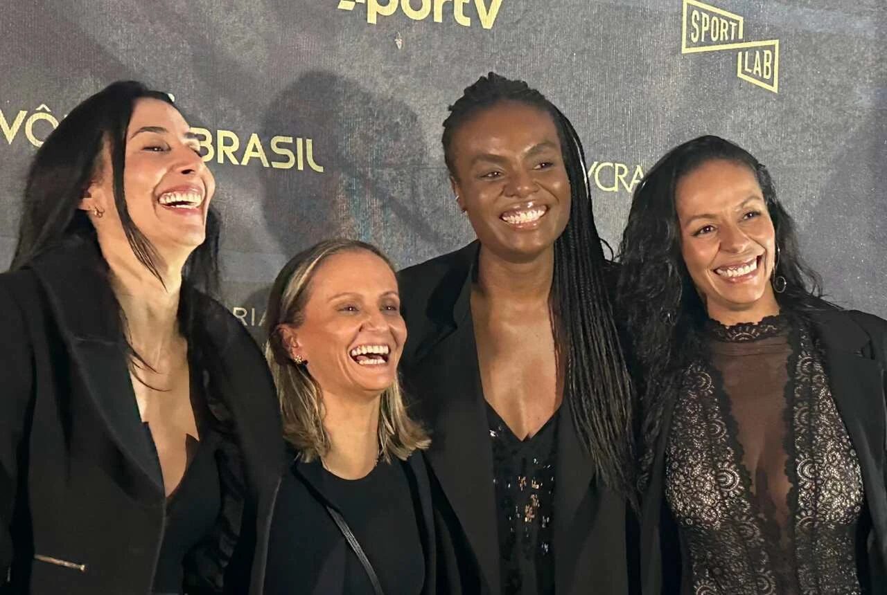 Bicampeãs olímpicas com o Brasil em evento da CBV no Rio de Janeiro