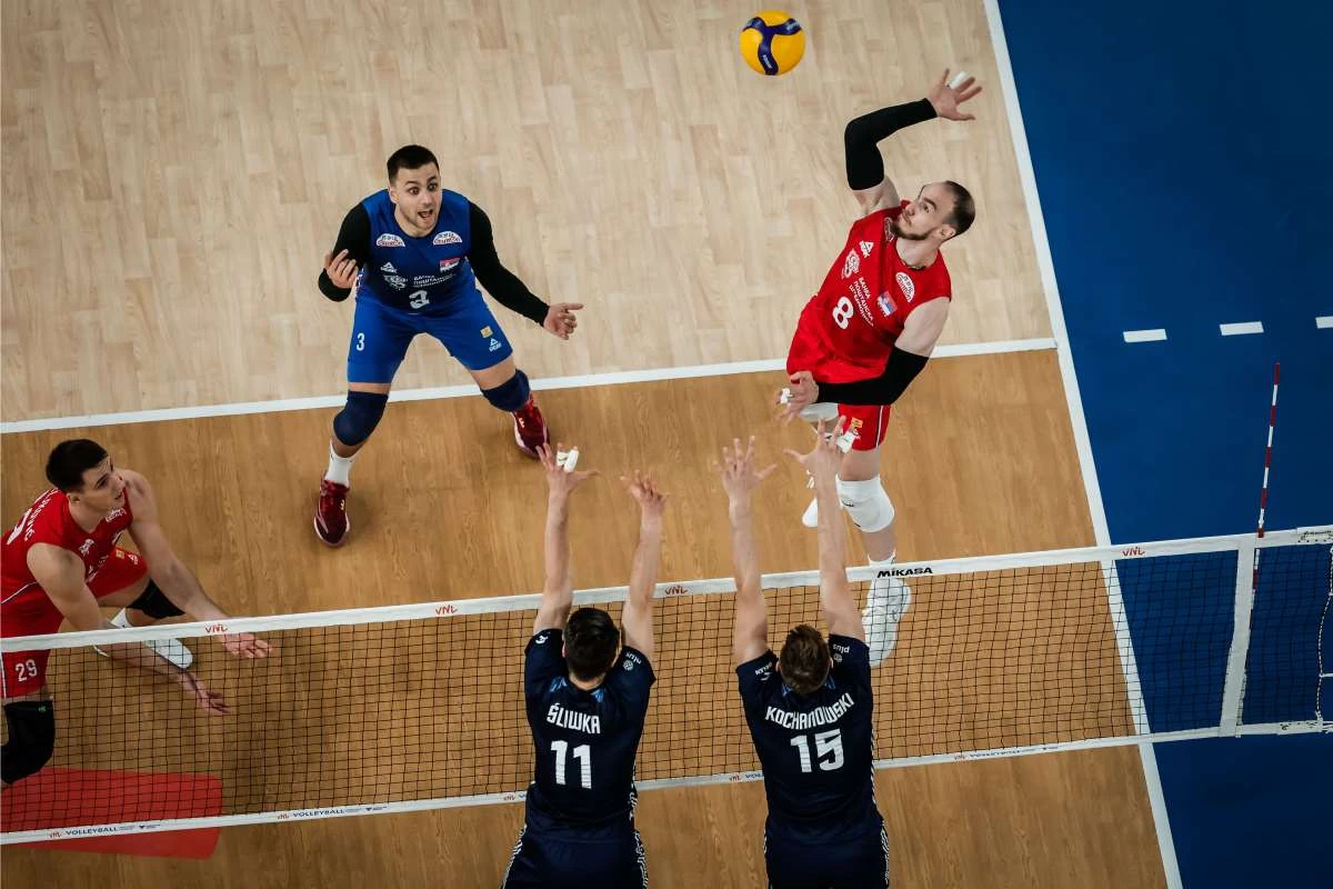Polônia venceu a Sérvia na VNL