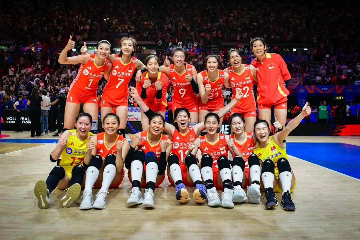 China venceu a Turquia na VNL