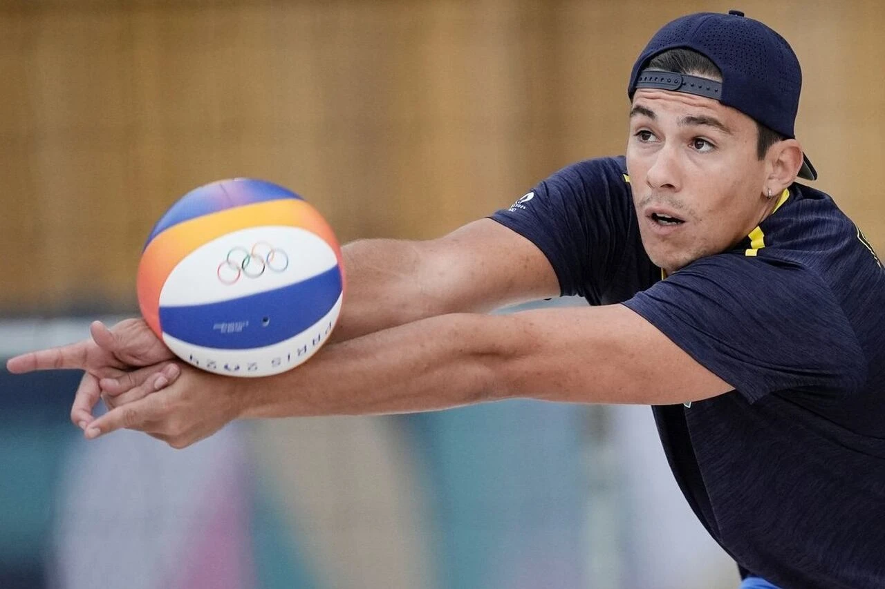 Arthur Lanci em treino para Paris 2024