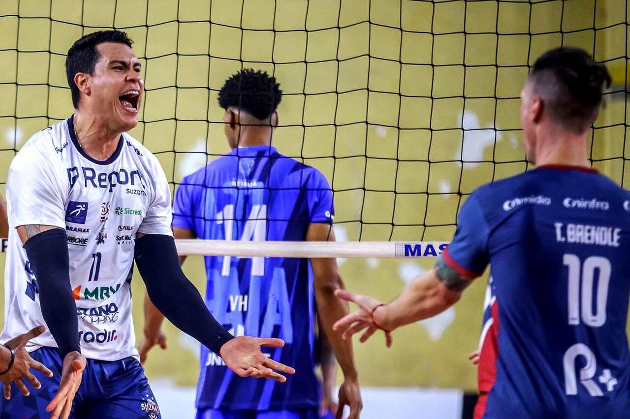 Suzano vence o Atibaia por 3 sets a 0