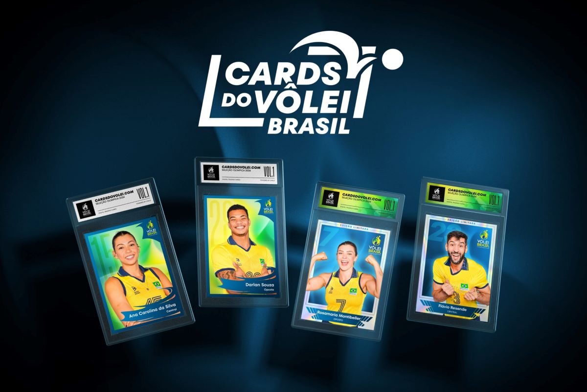 Cards digitais lançados pela CBV