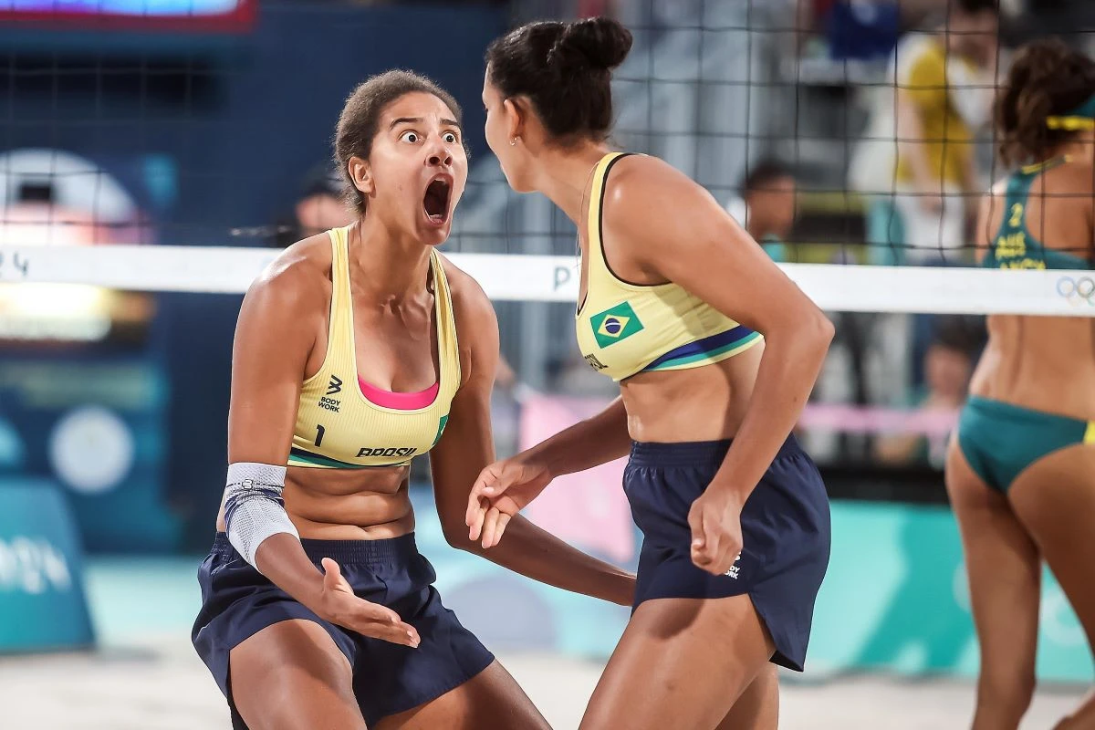 Duda e Ana Patrícia em ação