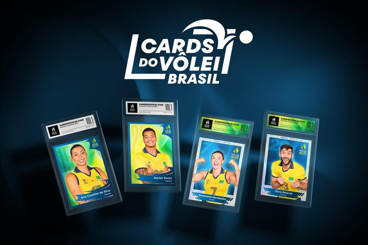 Cards digitais colecionáveis dos atletas olímpicos se tornou um sucesso entre os fãs da modalidade