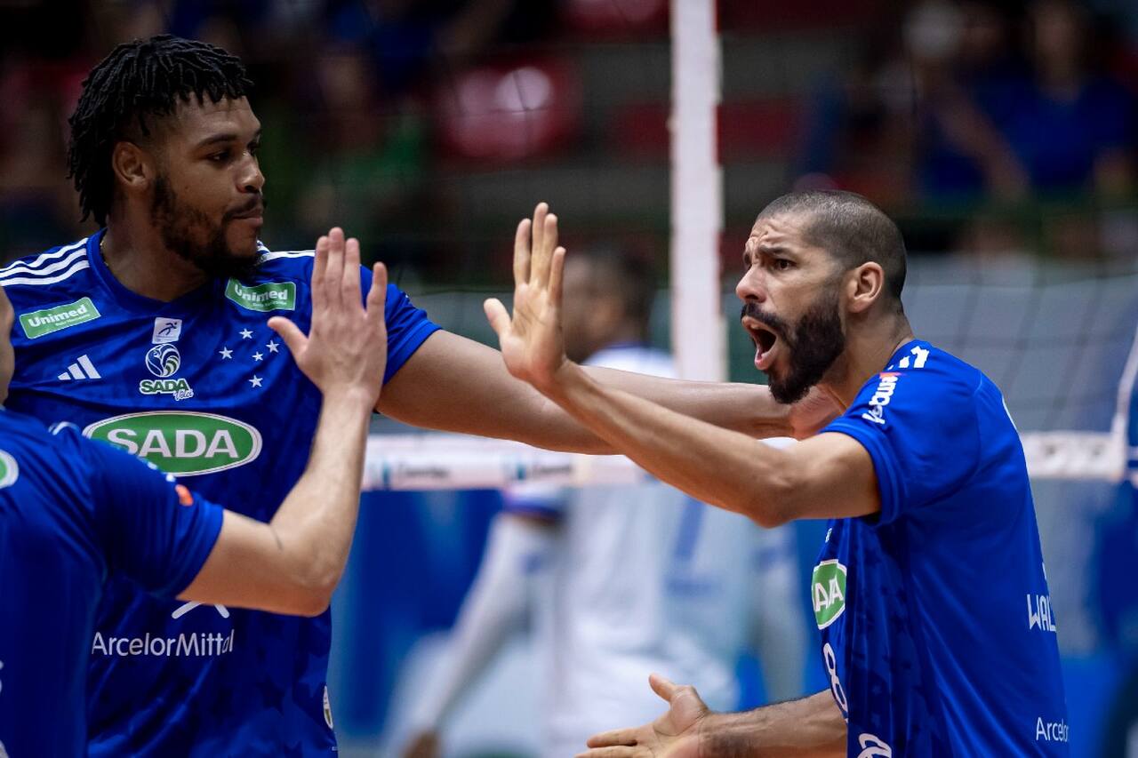 Sada Cruzeiro derrota o Itambé Minas e alcança duas vitórias em dois jogos na Superliga