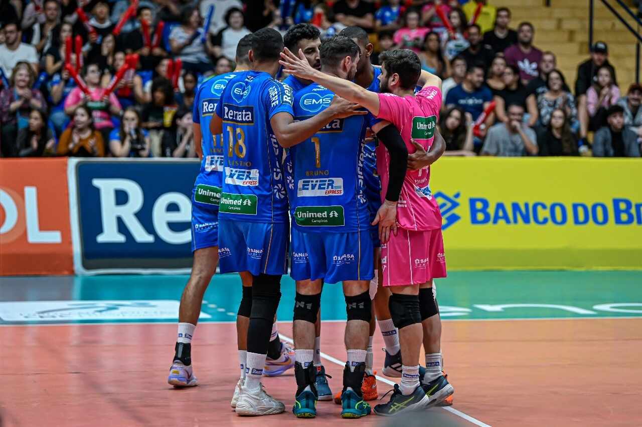 Vôlei Renata, de Horacio Dileo, domina e estreia na Superliga com vitória no Taquaral