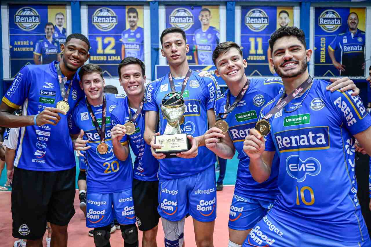 Vôlei Renata é campeão paulista de 2024