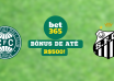 Coritiba x Santos Garanta um bônus de até R$500 na bet365