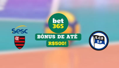 SESC RJ Flamengo x Pinheiros Ganhe até R$500 com o código BDCBONUS