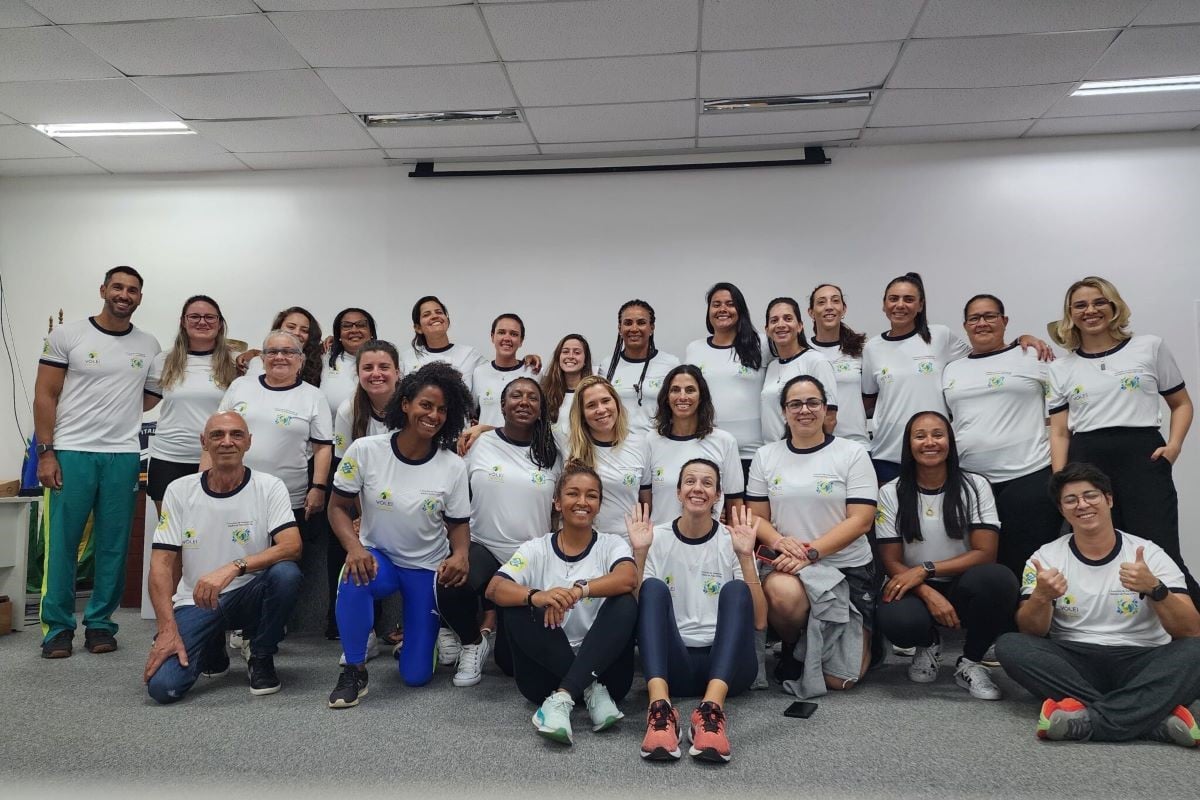 Módulo presencial reuniu todas as participantes do curso da CBV em Saquarema