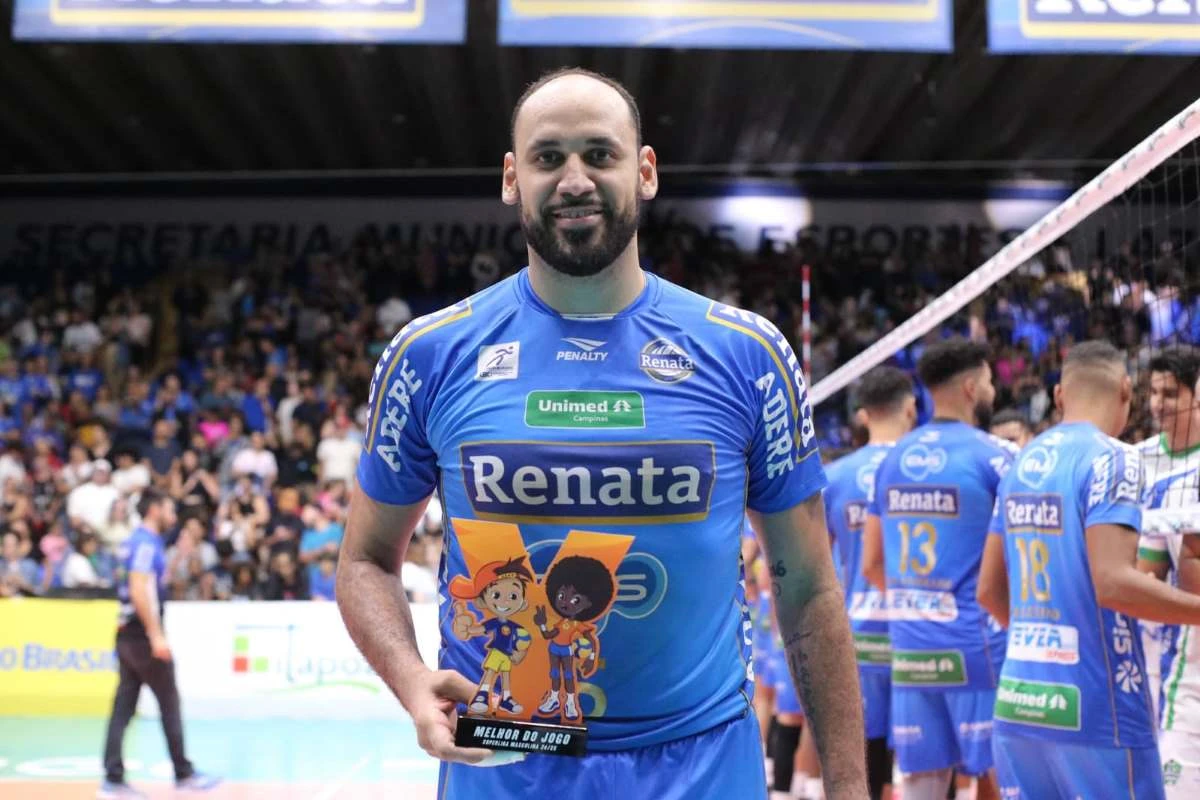 Maurício Borges levou o Troféu VivaVôlei
