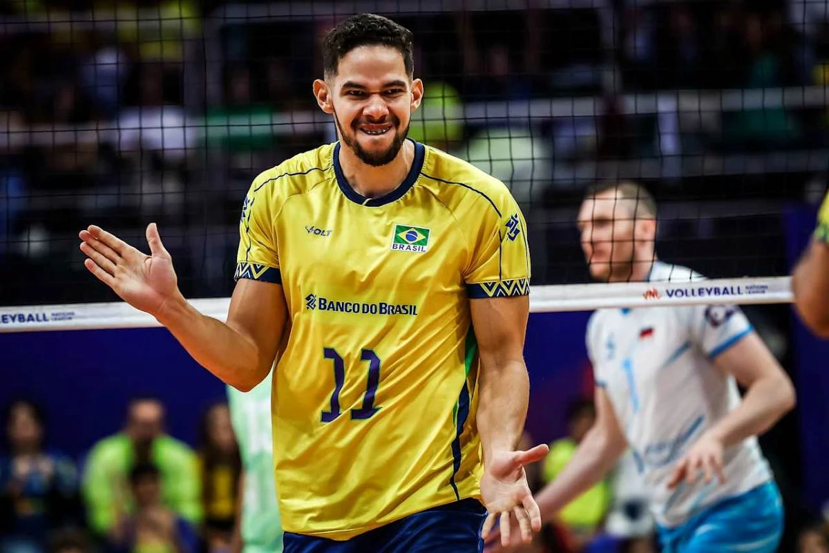 Antes do duelo desta sexta-feira (18/7), o central Judson falou sobre medir nível da equipe para a fase final da VNL