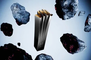 VNL divulga troféu prateado, realçado por detalhes dourados, busca melhor visibilidade sob luzes, câmeras e na tela