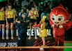 Zé e Gabi no pódio do Mundial