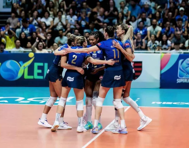 Minas vence o Sesc RJ Flamengo e se isola na liderança da Superliga