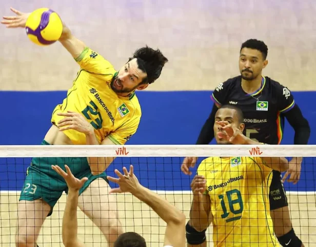 Brasil derrota a Bélgica e segue 100% na VNL
