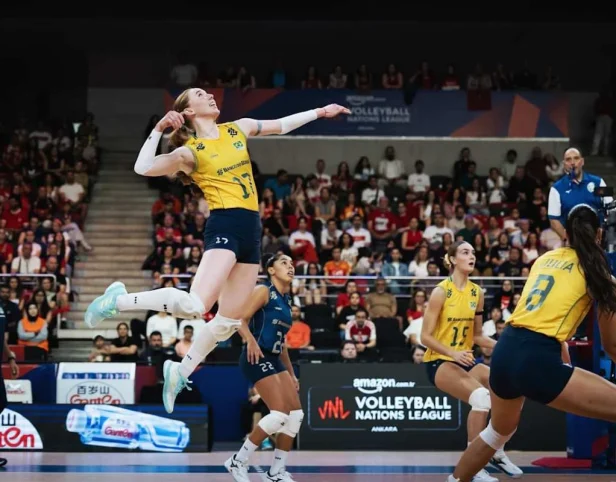 VNL feminina: agenda deste domingo (21/6)