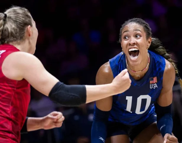Simone Lee lidera reabilitação americana na VNL