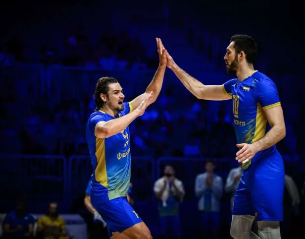 Ucrânia mostra força e vence a terceira seguida na VNL masculina