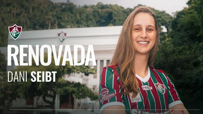 Dani Seibt renova com o Fluminense