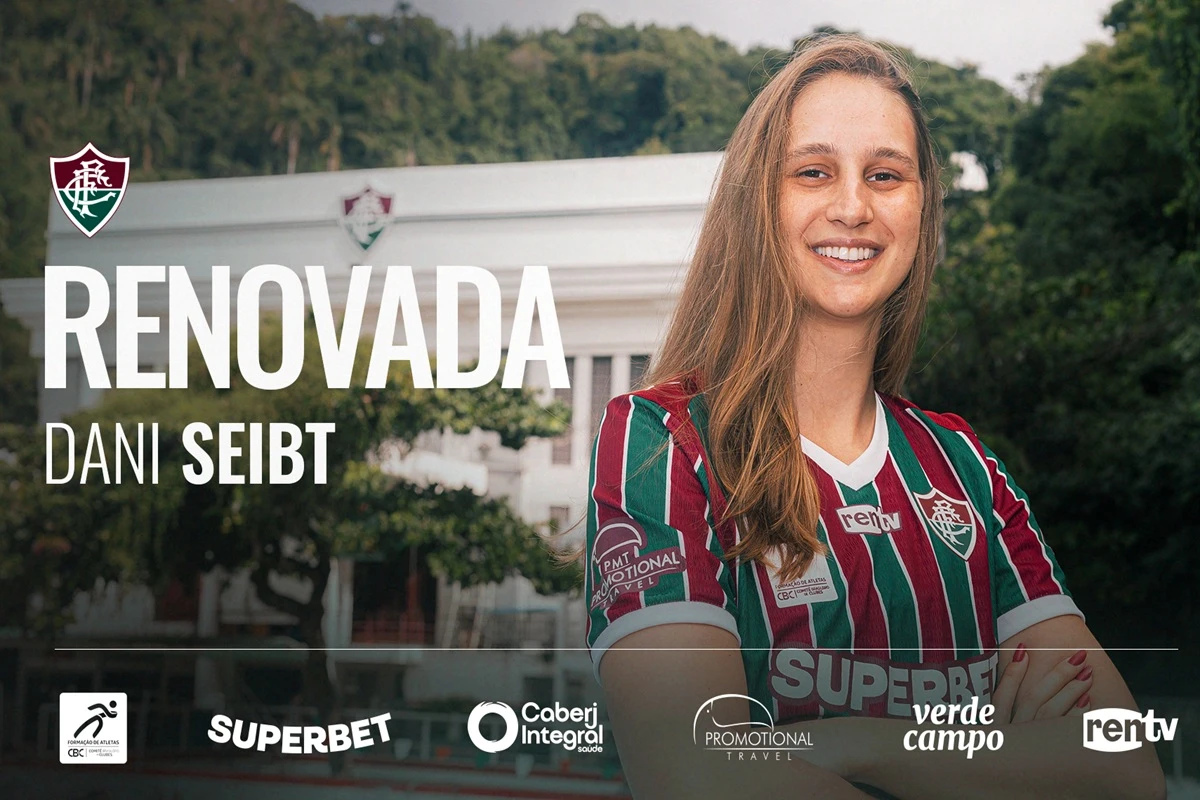 Dani Seibt renova com o Fluminense