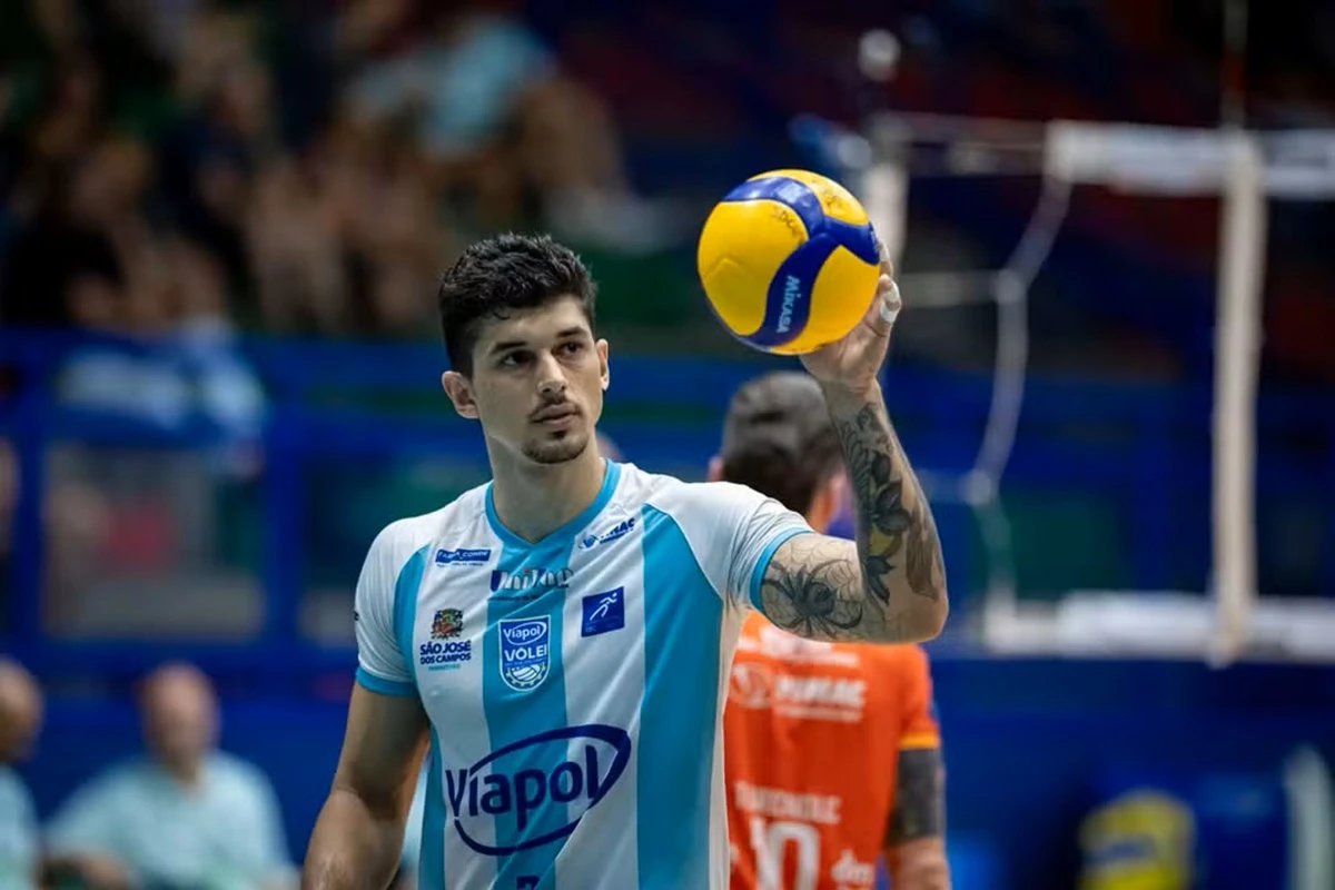 Davy Moraes, oposto do S&atilde;o Jos&eacute;
