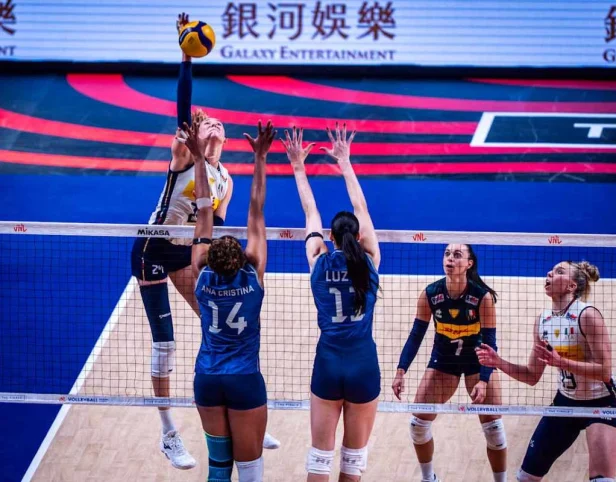 Brasil bate a Itália e está na final da VNL Feminina de Vôlei