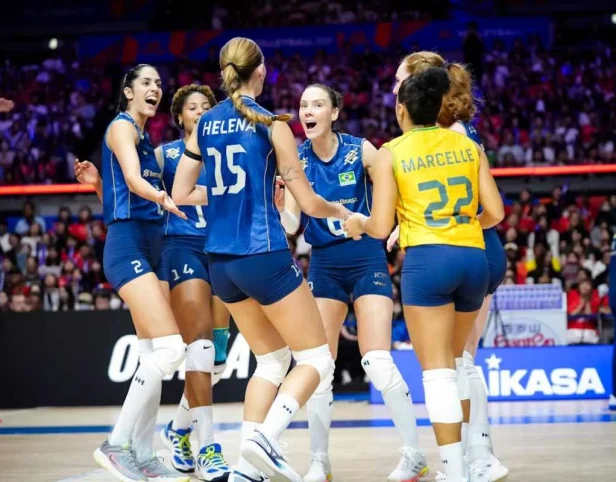 Tabela das semifinais da VNL feminina. Brasil abrirá a rodada