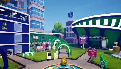 Ambiente da CBV no Fortnite
