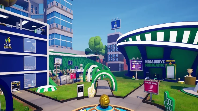 Ambiente da CBV no Fortnite