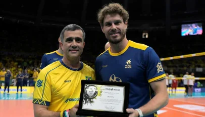 Bruninho campeões olímpicos homenagem