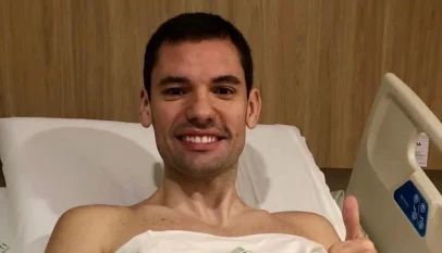 Gustavo, do Sada Cruzeiro, em mesa de cirurgia