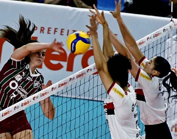 Sesc RJ Flamengo ganha o clássico pela Copa Supervôlei