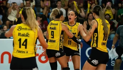 Praia jogos de vôlei hoje