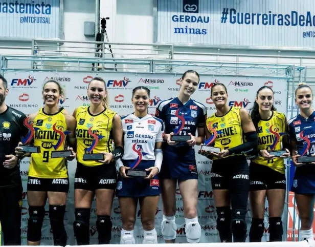 Mineiro feminino de 2026: Sabrina é a MVP. Veja a seleção!