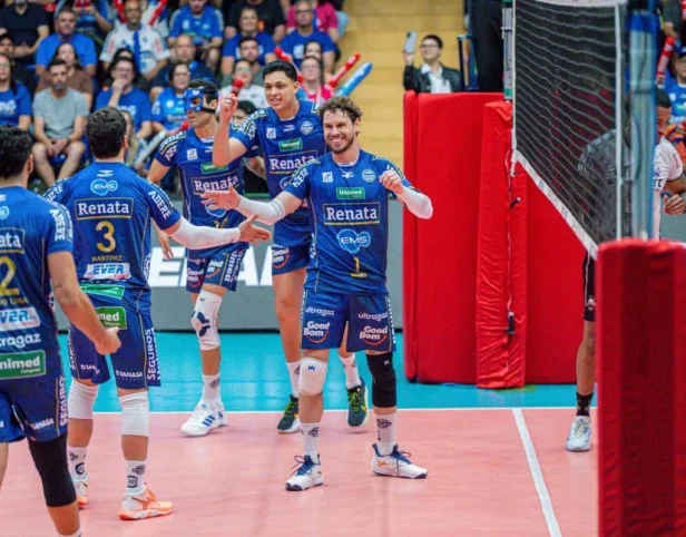 Vôlei Renata bate Suzano com 34-32 no tie-break e conquista o hexa paulista